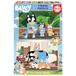 Educa Lot de 32 puzzles double en bois