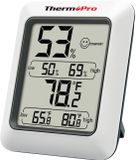 ThermoPro TP-50 Thermo- en hygrometer Wit