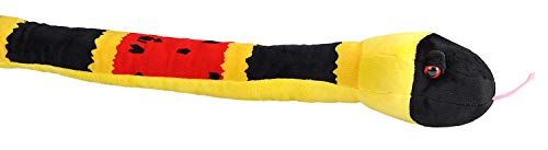 Wild Republic 89097 - slangen, pluche koraalpoeder, 137 cm