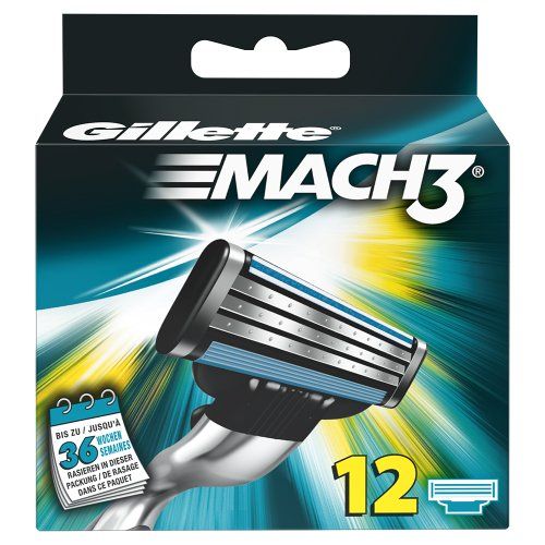 Gillette Mach3 scheermesjes - 12 stuks