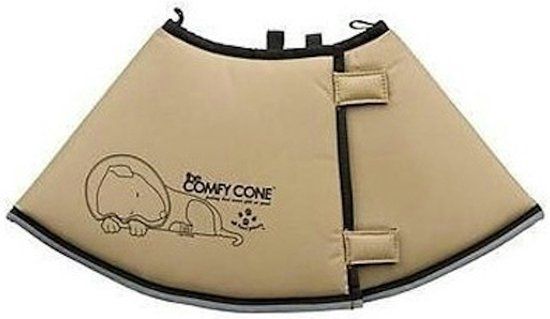 Comfy Cone Hondenkraag Extra Lang Medium - Kaki