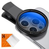 K&amp;F Concept K&F Concept smartphone CPL filter 52mm met universele klem