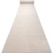 Le Tapis De Couloir Sizal Sion Mélange Tissé À Plat Crème 80cm Beige 80x420 Cm