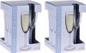 Merkloos 24x stuks Champagne glazen set van 180 ml - Luxe drink glazen sets