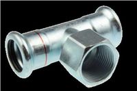 VSH Xpress T-stuk 28 x 1/2" x 28 mm staalverzinkt