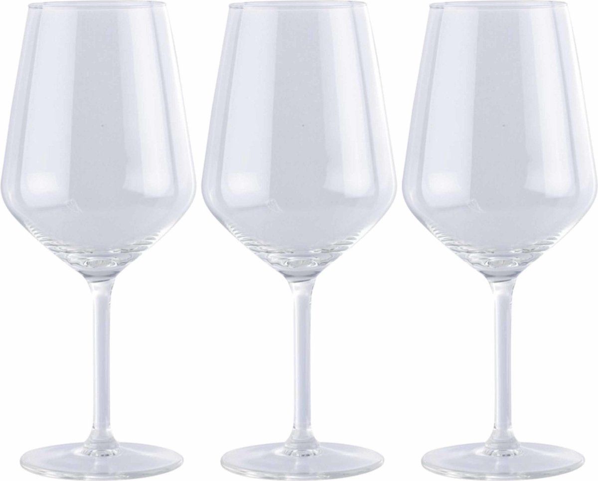 Alpina Kitchen & Home Rode Wijnglazen - 530 ml - 6 stuks