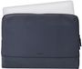 Coverzs Nylon & PU Leren Laptop Sleeve 15,6 inch Zwart