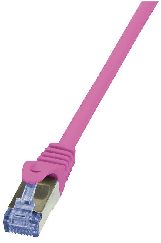 LogiLink Cat6a S/FTP 1.5m Netwerkkabel Roze