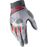 Leatt ADV X-Flow 5.5 Kort Mist Grijs Rode Handschoenen Maat L
