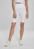 Urban Classics High Waist Korte cycle broek - S - Wit