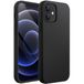 JETech Siliconen Case voor iPhone 12/12 Pro, Zwart