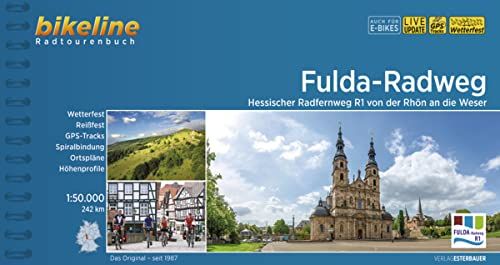 Fulda-Radweg: Esterbauer Fulda-Radweg: Hessischer Radfernweg R1 von der Rhön an die Weser. 1:50.000, 242 km, wetterfest/reißfest, GPS-Tracks Download, LiveUpdate