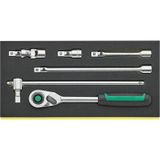 Stahlwille TCS 1/2 ZOLL-512/6 QR 96830362 Dopsleutelset