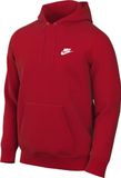 Nike Club French-Terry-hoodie voor heren, University Red/University Red/White, FN3866-657, XS
