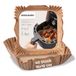 Fackelmann Bakpapier voor heteluchtfriteuse, 16 x 16 cm, vierkant, 40-delig