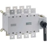 Conmut. I-0-II, 4x800A, accion. frontal