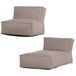 WOOOD lit de plage et fauteuil de salon Velora
