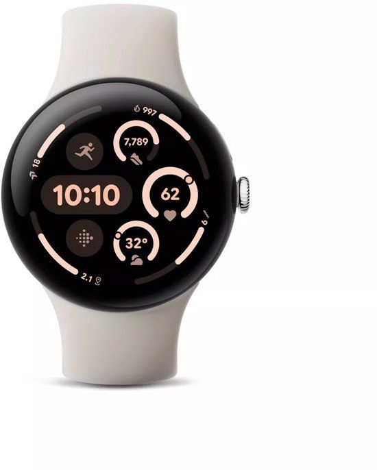 Google Pixel Watch 3 LTE 45MM Porcelain Wit