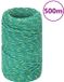 vidaXL Boottouw 2 mm 500 m polypropyleen groen