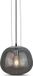 V-tac Suspension Pura | Gun Grey Verre