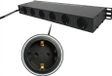 Infitronic console de commutation 19 pouces 1HE 6 canaux - Multiprise répartiteur de courant DJ Switch Gaming Power Strip