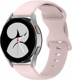 By Qubix - Smartwatch bandje - Geschikt voor Garmin Forerunner 970 / 570 (47mm) / 255 - Siliconen - Roze - 22mm