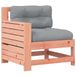Douglas Bois Massif Banc de Jardin avec Accoudoir et Coussins
