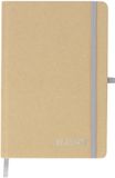 Merkloos Notitieboekje Elevate - A5 - Genaaid gebonden - Hardcover - Zilver