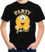 Bellatio Decorations Verkleed shirt jongens - Party Time - zwart - carnaval - voor kinderen 110/116