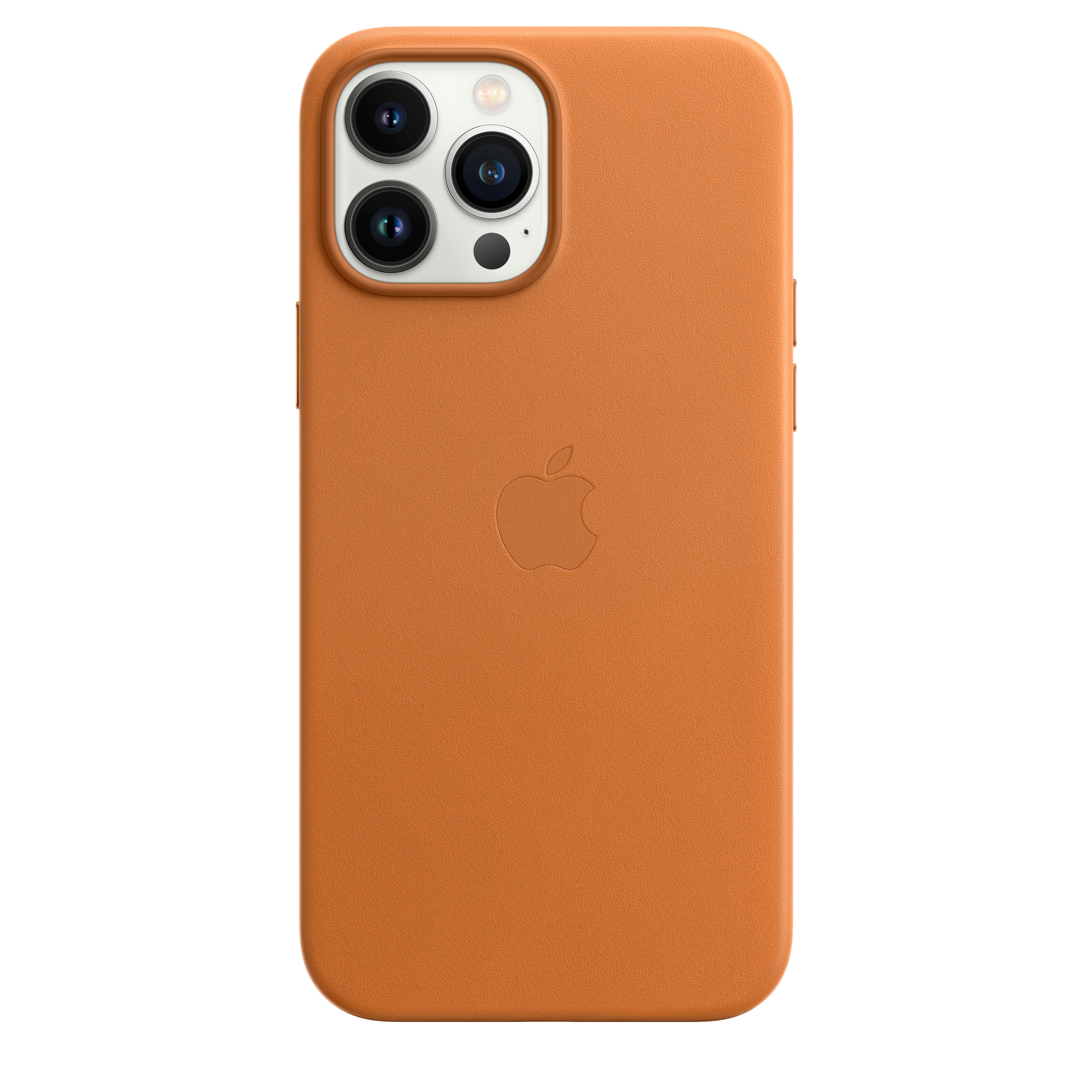 Apple iPhone 13 Pro Max Hoesje - Leer - Golden Brown
