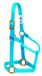 Weaver Leather Originele niet-verstelbare nylon paardenhalter, groot, orkaan blauw