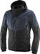 Ixon Asgard waterdichte motorfiets textiel parka zwart/blauw maat S