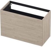 INK - Onderkast 2 Laden Push To Bestaande Uit: - 1000x450x650 Mm - Ivoor Eiken