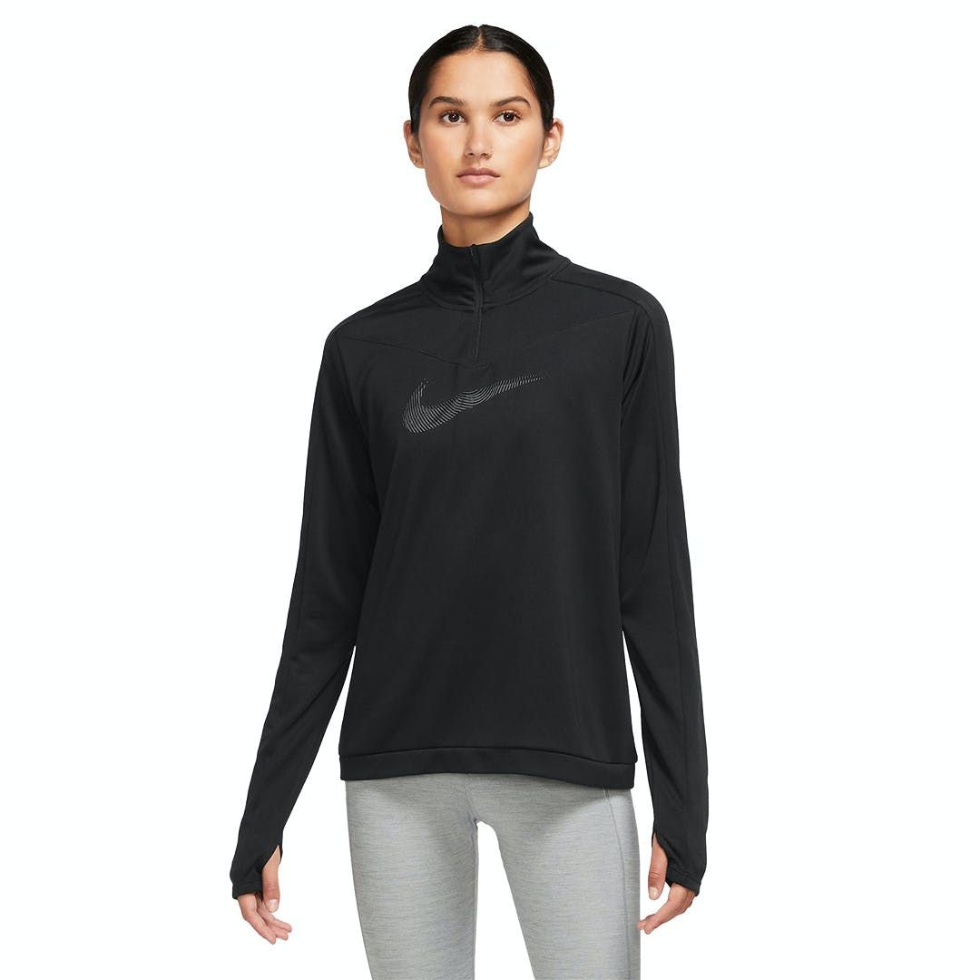 Nike Dri-Fit Swoosh Running Shirt - Dames