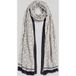 TOMMY HILFIGER Foulard 'TH Monogram' bleu marine / bleu clair / gris
