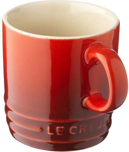 Le Creuset Koffiebeker Kersenrood 0,2l - Aardewerk - Rood