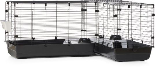 Savic Clubix Corner Knaagdierkooi Zwart - 148 x 50 x 63.5 cm