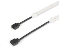 Silverstone LS04, ARGB LED-Streifen, 2er-Pack - weiß