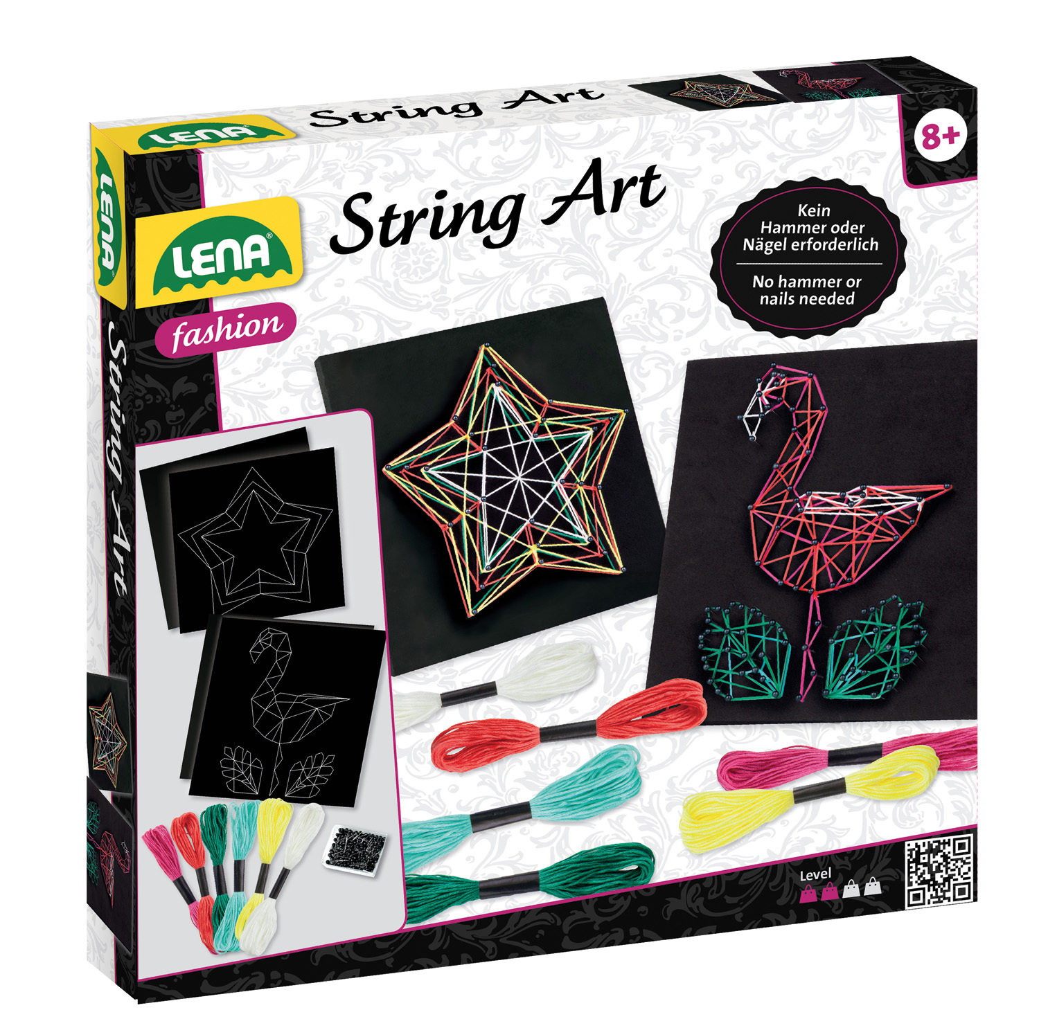 Lena String Art Flamingo & Star - Tekenkunst