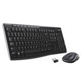 Logitech MK270 Wireless Combo - Draadloos Toetsenbord & Muis - AZERTY - Zwart