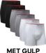 DANISH ENDURANCE Bamboe Boxershorts Heren M Zwart/Grijs/Wit