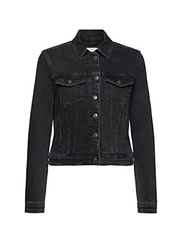 edc by ESPRIT Denim Jacket, Black Dark Washed, XL