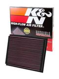 K&N Replacement Filter compatible with Audi A4 8E 1.6-4.2L 2001-2008 & Seat Exeo 1.6/1.8/2.0TDi 2009- (33-2209)