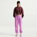 Nike Sportswear Phoenix Fleece oversized trainingsbroek met hoge tailleband voor dames, Lt Magenta/Sail, FZ5996-503, S