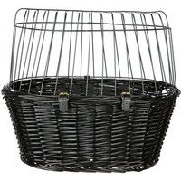 Trixie Wilgen Fietsmand - Voorop - Zwart - 50x41x35 cm - Voor Honden - Framebevestiging