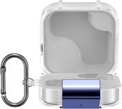 kwmobile Earphones Case for CMF by Nothing Buds Pro 2 / CMF Buds 2 Plus Case - Clear TPU Silicone Earbuds Cover - Transparent