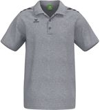 Erima Unisex CMPT 3 Wings poloshirt (2112558), grijs melange/zwart, 4XL