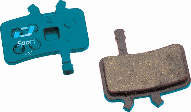 Jagwire Sport Organic Remblokken voor Avid BB7/All Juicy Modellen 1 Paar, blauw/bruin