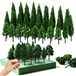 Set de 50 arbres miniatures pour dioramas et paysages