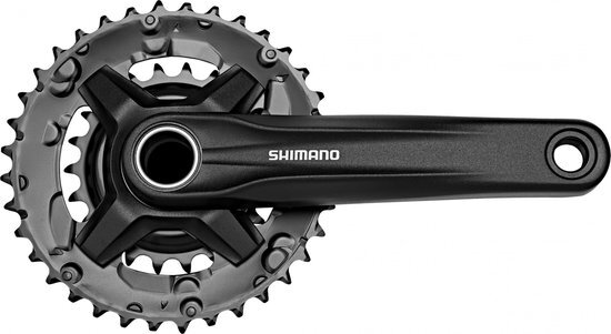 Shimano Crankstel Altus Mt210 9s Boost 22-36t 175 Mm Zwart